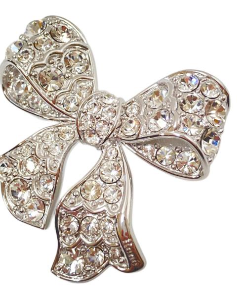 Rene（ルネ）Rene (ルネ) リボンブローチ シルバー サイズ:下記参照の古着・服飾アイテム