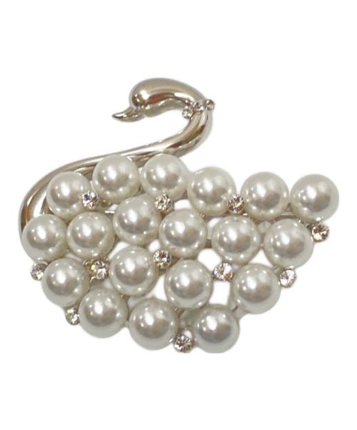 Rene（ルネ）Rene (ルネ) スワンブローチ シルバー サイズ:下記参照の古着・服飾アイテム