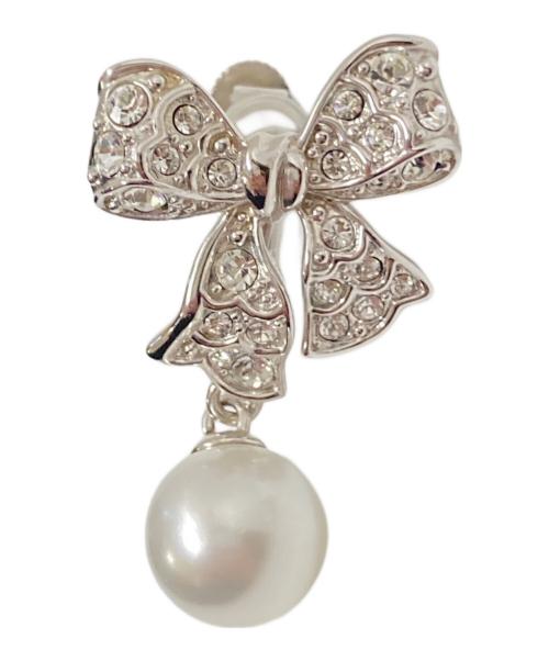 Rene（ルネ）Rene (ルネ) Ribbon Earrings シルバー サイズ:下記参照の古着・服飾アイテム