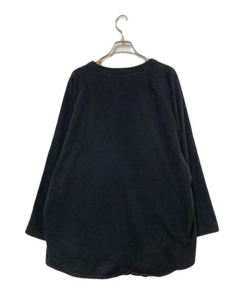 COMOLI（コモリ）COMOLI (コモリ) コットンジャージ ベースボールＴシャツ ブラック サイズ:2の古着・服飾アイテム