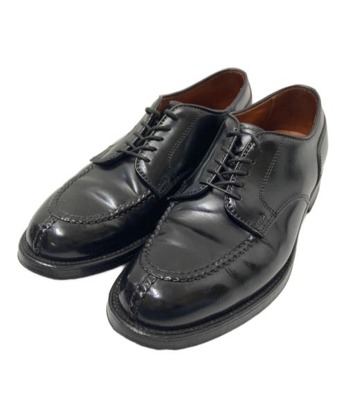 Alden（オールデン）Alden (オールデン) Uチップレザーシューズ ブラック サイズ:6 1/2の古着・服飾アイテム