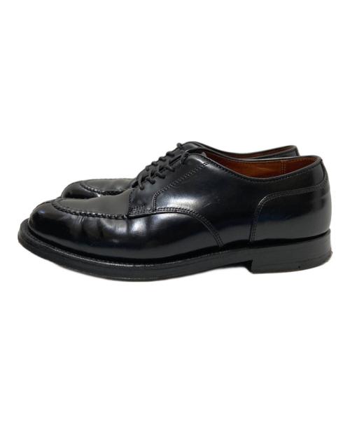 Alden（オールデン）Alden (オールデン) Uチップレザーシューズ ブラック サイズ:6 1/2の古着・服飾アイテム