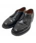 Alden（オールデン）の古着「Uチップレザーシューズ」｜ブラック