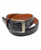 K.T.LEWISTONケーティールイストン）の古着「レザーベルト」｜ブラウン