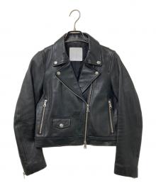 STUDIOUS（ステュディオス）の古着「ダブルライダースジャケット」｜ブラック