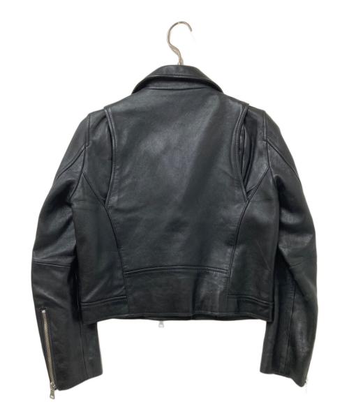 STUDIOUS（ステュディオス）STUDIOUS (ステュディオス) ダブルライダースジャケット ブラックの古着・服飾アイテム