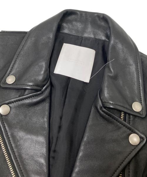 STUDIOUS（ステュディオス）STUDIOUS (ステュディオス) ダブルライダースジャケット ブラックの古着・服飾アイテム