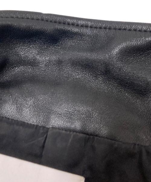 STUDIOUS（ステュディオス）STUDIOUS (ステュディオス) ダブルライダースジャケット ブラックの古着・服飾アイテム