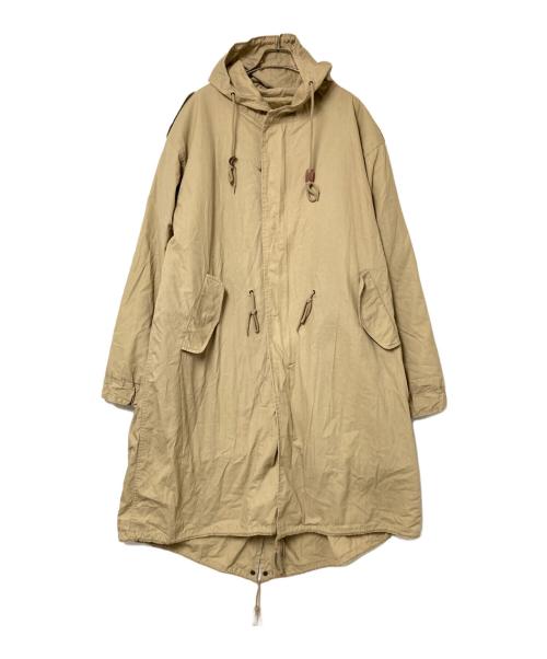 HOUSTON（ヒューストン）HOUSTON (ヒューストン) モッズコート ベージュ サイズ:Mの古着・服飾アイテム