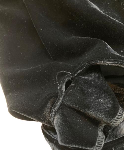 Rosarymoon（ロザリームーン）Rosarymoon (ロザリームーン) ベロアスカート ブラック サイズ:Fの古着・服飾アイテム