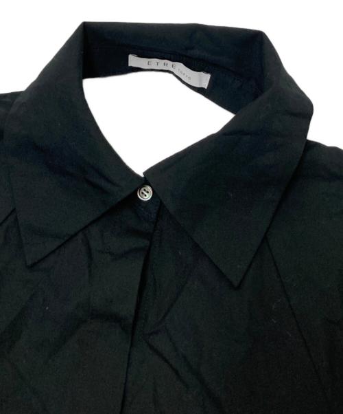 ETRE TOKYO（エトレトウキョウ）ETRE TOKYO (エトレトウキョウ) バックツイストワンピース ブラック サイズ:Fの古着・服飾アイテム