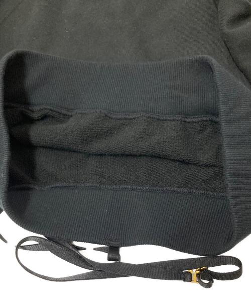 Rosarymoon（ロザリームーン）Rosarymoon (ロザリームーン) クロップド丈スウェット ブラック サイズ:Fの古着・服飾アイテム