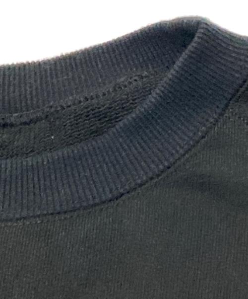 Rosarymoon（ロザリームーン）Rosarymoon (ロザリームーン) クロップド丈スウェット ブラック サイズ:Fの古着・服飾アイテム