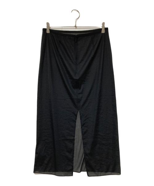 tibi（ティビ）tibi (ティビ) SHEER GAUZE MAXI PENCIL スカート ブラック サイズ:2の古着・服飾アイテム