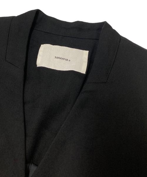 TODAYFUL（トゥデイフル）TODAYFUL (トゥデイフル) Satin Over Vest TODAYFUL ブラック サイズ:38の古着・服飾アイテム