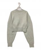 TODAYFULトゥデイフル）の古着「Compact Raglan Knit」｜グレー