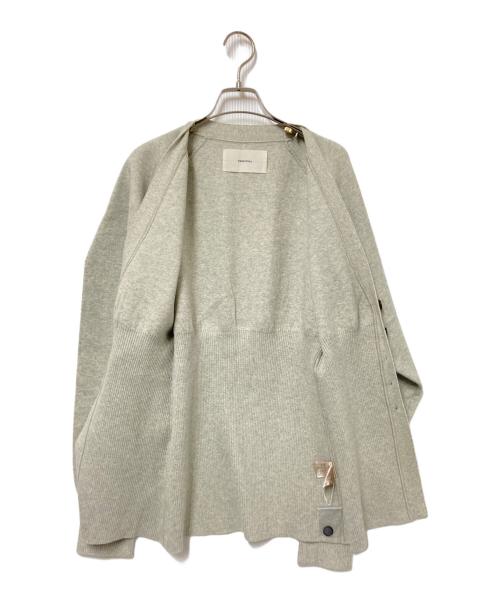 TODAYFUL（トゥデイフル）TODAYFUL (トゥデイフル) Waistshape Knit Cardigan グレー サイズ:Fの古着・服飾アイテム