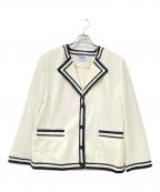 EENKインク）の古着「コントラスジャケット」｜アイボリー