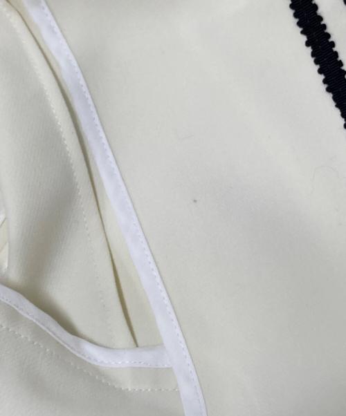 EENK（インク）EENK (インク) コントラスジャケット アイボリー サイズ:Mの古着・服飾アイテム