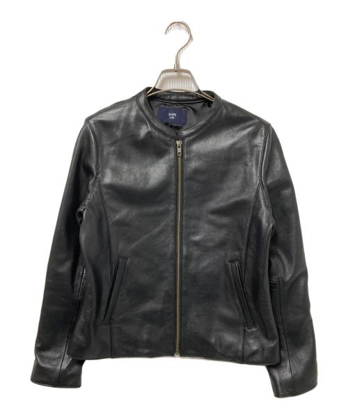 SHIPS Colors（シップス カラーズ）SHIPS Colors (シップス カラーズ) シープレザージャケット ブラック サイズ:ONEの古着・服飾アイテム