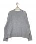 UNITED ARROWS (ユナイテッドアローズ) W/CA スリット クルーネック ニット グレー サイズ:FREE 未使用品：2500円