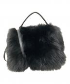 PotioRポティオール）の古着「フォックスファーショルダーバッグ」｜ブラック