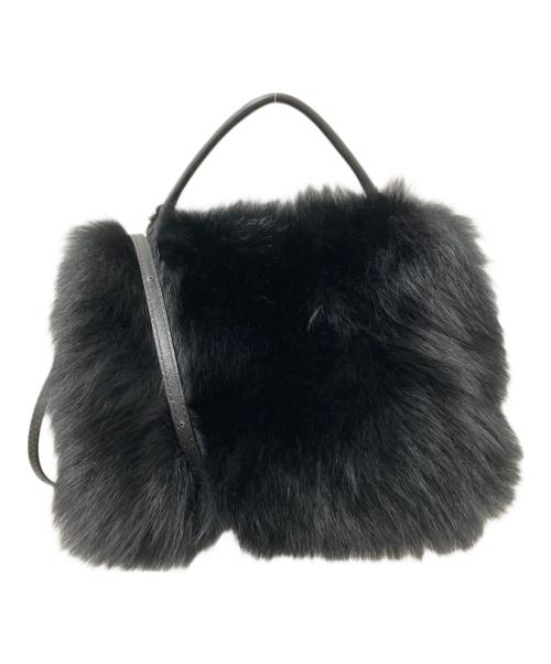 PotioR（ポティオール）PotioR (ポティオール) フォックスファーショルダーバッグ ブラック サイズ:下記参照の古着・服飾アイテム