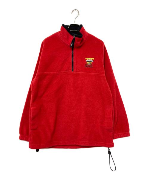 ALPINE TEK（アルパイン テック）ALPINE TEK (アルパイン テック) ハーフジップフリースジャケット レッド サイズ:Mの古着・服飾アイテム