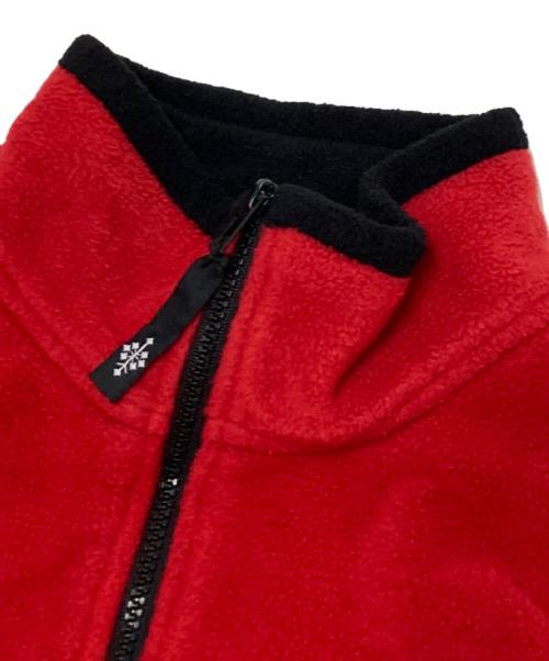 ALPINE TEK（アルパイン テック）ALPINE TEK (アルパイン テック) ハーフジップフリースジャケット レッド サイズ:Mの古着・服飾アイテム