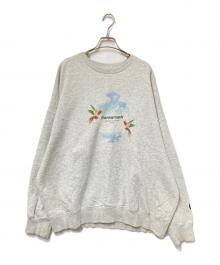 paragraph（パラグラフ）の古着「プリントスウェット」｜グレー