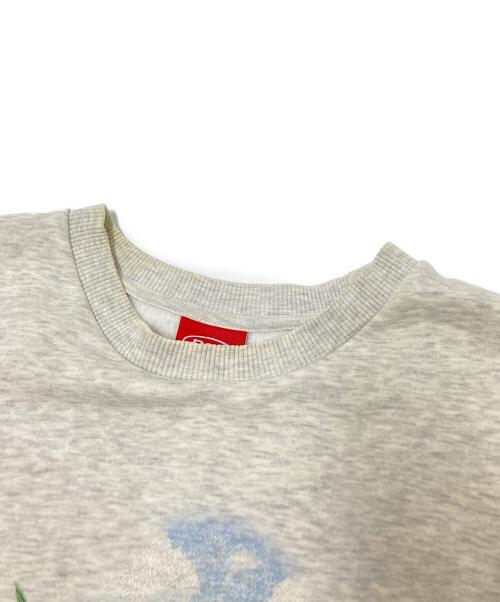 paragraph（パラグラフ）paragraph (パラグラフ) プリントスウェット グレー サイズ:下記参照の古着・服飾アイテム