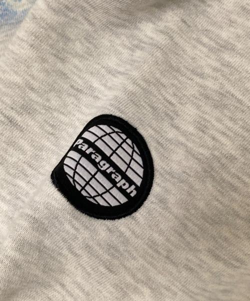 paragraph（パラグラフ）paragraph (パラグラフ) プリントスウェット グレー サイズ:下記参照の古着・服飾アイテム