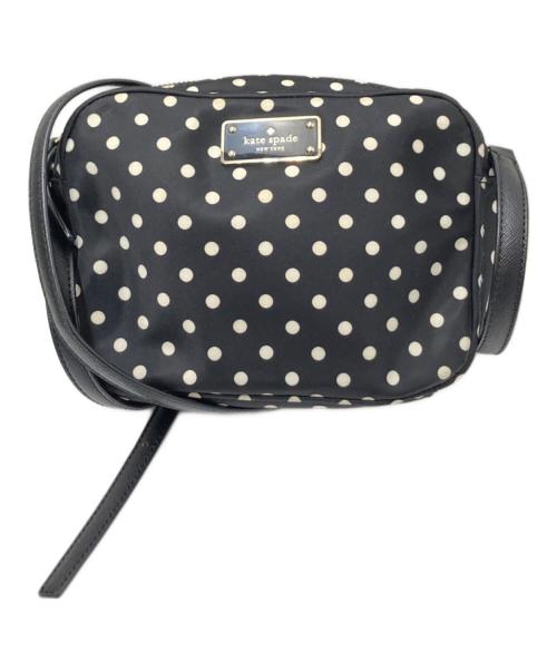 Kate Spade（ケイトスペード）Kate Spade (ケイトスペード) ドット柄ショルダーバッグ ブラック サイズ:下記参照の古着・服飾アイテム