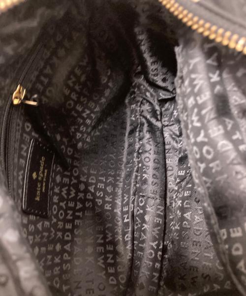 Kate Spade（ケイトスペード）Kate Spade (ケイトスペード) ドット柄ショルダーバッグ ブラック サイズ:下記参照の古着・服飾アイテム