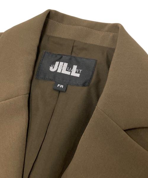 JILL BY JILLSTUART（ジル バイ ジルスチュアート）JILL BY JILLSTUART (ジル バイ ジルスチュアート) TRトロストレッチジャケット ブラウン サイズ:FRの古着・服飾アイテム