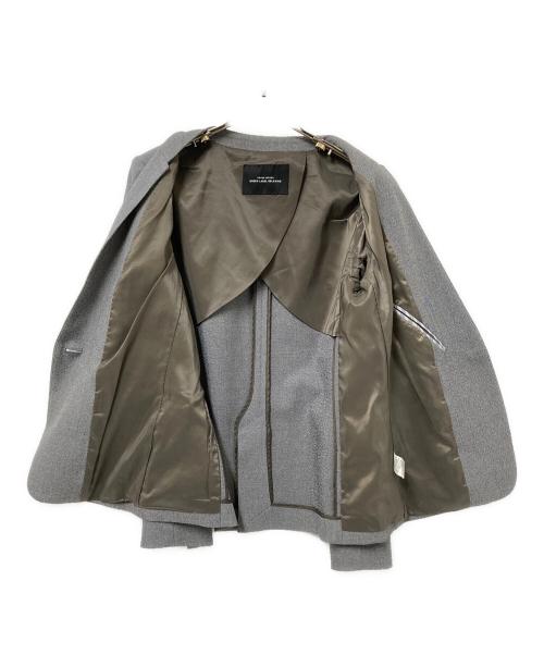 green label relaxing（グリーンレーベルリラクシング）green label relaxing (グリーンレーベルリラクシング) ノーラペル ジャケット グレー サイズ:38の古着・服飾アイテム