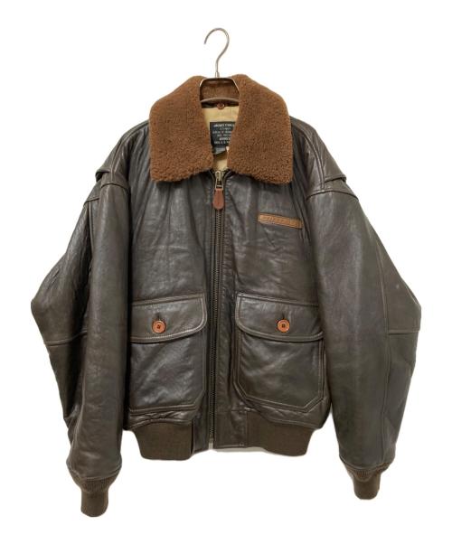 AVIREX（アヴィレックス）AVIREX (アヴィレックス) G-1フライトジャケット ブラウン サイズ:Sの古着・服飾アイテム