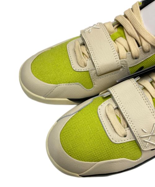 NIKE（ナイキ）NIKE (ナイキ) Travis Scott (トラヴィス・スコット) Jordan Jumpman Jack TR イエロー×アイボリー サイズ:27.5㎝の古着・服飾アイテム