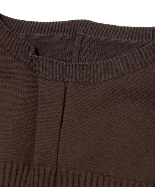 Apuweiser-riche（アプワイザーリッシェ）Apuweiser-riche (アプワイザーリッシェ) ノースリーブワンピース ブラウン サイズ:2の古着・服飾アイテム