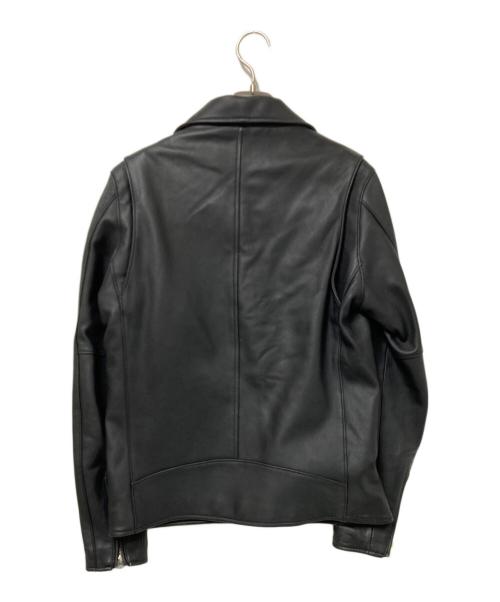 URBAN RESEARCH（アーバンリサーチ）URBAN RESEARCH (アーバンリサーチ) レザーダブルライダースジャケット/ ブラック サイズ:Lの古着・服飾アイテム