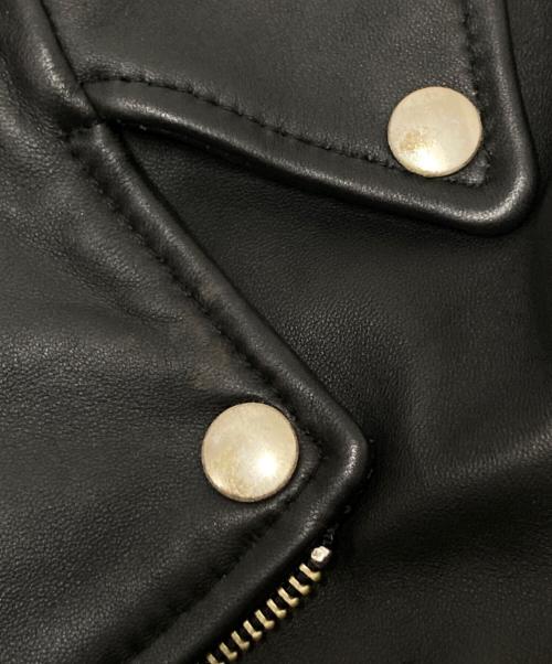 URBAN RESEARCH（アーバンリサーチ）URBAN RESEARCH (アーバンリサーチ) レザーダブルライダースジャケット/ ブラック サイズ:Lの古着・服飾アイテム