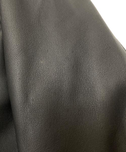 URBAN RESEARCH（アーバンリサーチ）URBAN RESEARCH (アーバンリサーチ) レザーダブルライダースジャケット/ ブラック サイズ:Lの古着・服飾アイテム