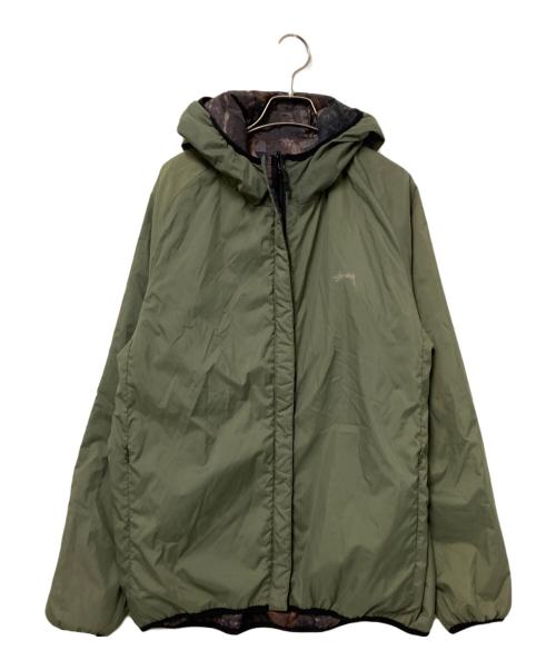 stussy（ステューシー）stussy (ステューシー) リバーシブルジャケット オリーブ サイズ:Lの古着・服飾アイテム