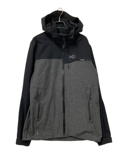 MILLET（ミレー）MILLET (ミレー) サルトロストレッチジャケット グレー×ブラック サイズ:XLの古着・服飾アイテム