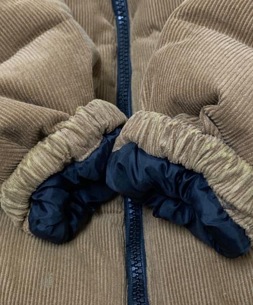 CRITICAL SLIDE（クリティカルスライド）CRITICAL SLIDE (クリティカルスライド) コーデュロイ ダウンジャケット ブラウン サイズ:Lの古着・服飾アイテム