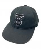 BURBERRYバーバリー）の古着「ツイルベースボールキャップ」｜ブラック