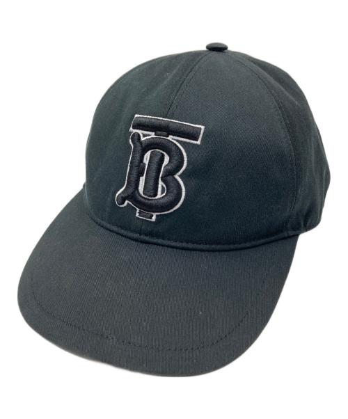 BURBERRY（バーバリー）BURBERRY (バーバリー) ツイルベースボールキャップ ブラック サイズ:Mの古着・服飾アイテム