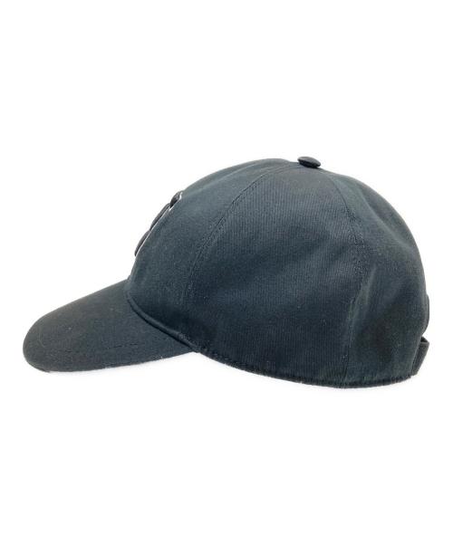 BURBERRY（バーバリー）BURBERRY (バーバリー) ツイルベースボールキャップ ブラック サイズ:Mの古着・服飾アイテム