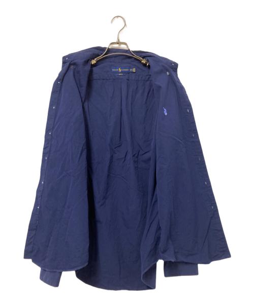 RALPH LAUREN（ラルフローレン）RALPH LAUREN (ラルフローレン) ワンポイント刺繍シャツ ネイビー サイズ:Mの古着・服飾アイテム