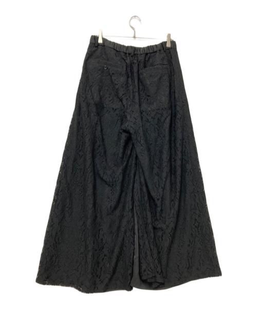 HARE（ハレ）HARE (ハレ) レースワイドパンツ ブラック サイズ:Fの古着・服飾アイテム